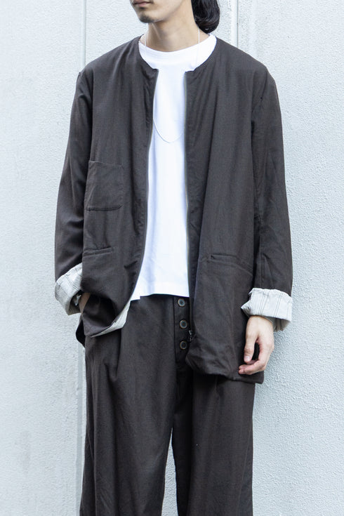 【YUTA MATSUOKA】"GENTLY CLOTH ZIP JACKET"